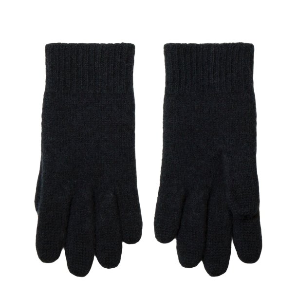 Joha - Strik handske i 100% uld i sort