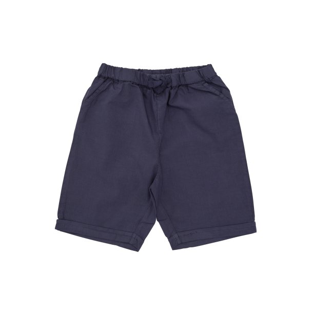 Copenhagen colors - Crisp poplin shorts i navy 