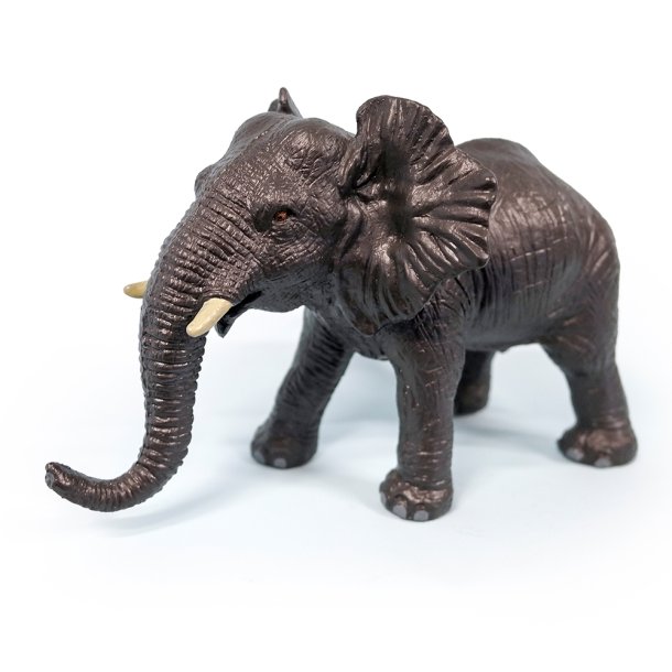 Green rubber toys - Elefant i gummi