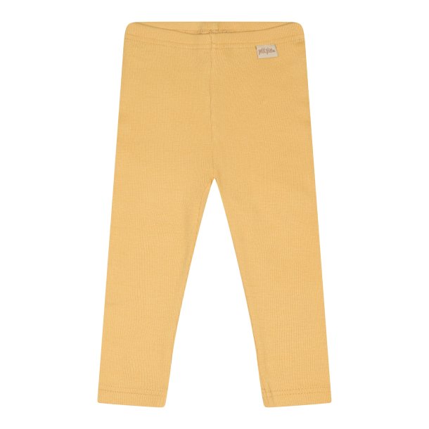 Petit Piao - Modal leggings i yellow corn