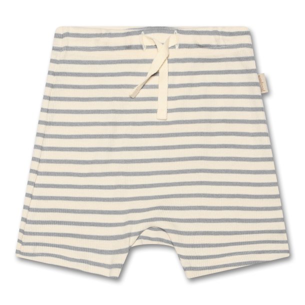 Petit piao - Shorts modal i bluemist stripe